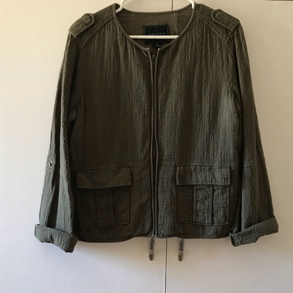 Beautiful Lightweight Anthropologie Olive Jacket